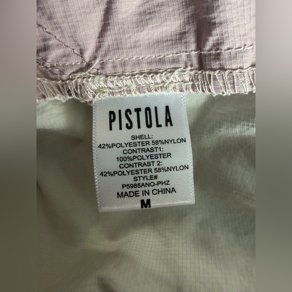 Pistola Drea Anorak Jacket Hooded Windbreaker Pink Haze Women’s Medium - Picture 7 of 11